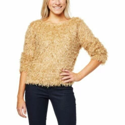 Brand new ✨ "As Is" G By Giuliana Black Label Feather Top 🥰 -G by GIULIANA Sales Store unnamed file 3312