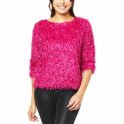 Brand new ✨ "As Is" G By Giuliana Black Label Feather Top 🥰 -G by GIULIANA Sales Store unnamed file 3313