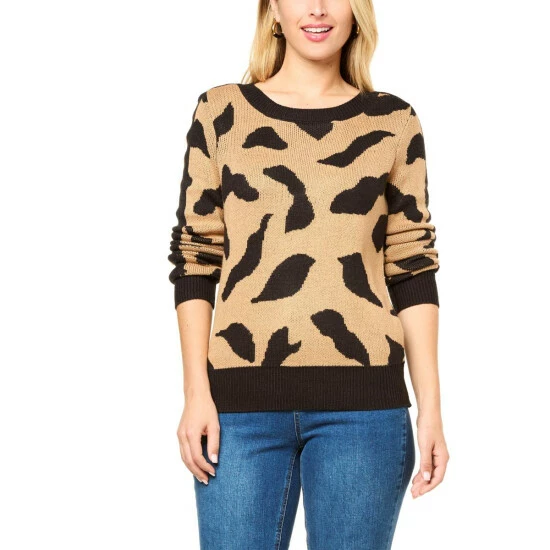 Promo ๐ "As Is" G By Giuliana Abstract Animal Print Sweater ๐ฉด Sandalwood ๐ฅฐ 3 Promo ๐ "As Is" G By Giuliana Abstract Animal Print Sweater ๐ฉด Sandalwood ๐ฅฐ