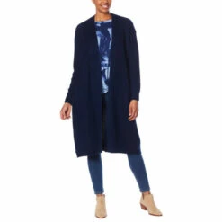 Best Pirce 🧨 "As Is" G By Giuliana Waffle Knit Duster Cardigan Warm Gray 🔔 -G by GIULIANA Sales Store unnamed file 3350