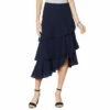 Wholesale 🤩 "As Is" G By Giuliana Woven Ruffle 👗 Skirt Navy 😀 -G by GIULIANA Sales Store unnamed file 3375