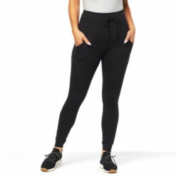 Outlet 👍 "As Is" G By Giuliana LounGy Moisture-Wicking Jogger Legging Black ✨