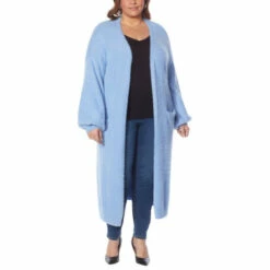 Budget ❤️ G By Giuliana Eyelash Duster Cardigan Cream 🎁 -G by GIULIANA Sales Store unnamed file 341