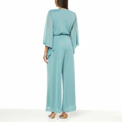 Coupon ✨ "As Is" G By Giuliana Black Label Mesh Knit Drama Sleeve Jumpsuit Arctic Teal 🥰 8 Coupon ✨ "As Is" G By Giuliana Black Label Mesh Knit Drama Sleeve Jumpsuit Arctic Teal 🥰 -G by GIULIANA Sales Store unnamed file 3411