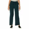 Flash Sale 👏 "As Is" G By Giuliana LounGy Plush Rib Knit Wide-Leg Pant Dark Pine 🌟