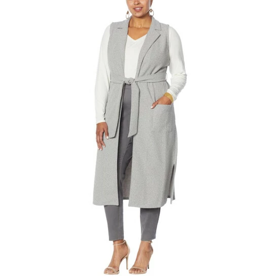 Promo ✔️ "As Is" G By Giuliana Bouclé Knit Sleeveless Trench 🧥 Coat Pastel Pink 🥰 5 Promo ✔️ "As Is" G By Giuliana Bouclé Knit Sleeveless Trench 🧥 Coat Pastel Pink 🥰 - Image 3