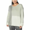 Cheapest 🌟 "As Is" G By Giuliana Colorblocked Knit Sweater Sage Colorblock 🎉