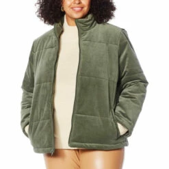 Buy 🤩 G By Giuliana Cozy Corduroy Puffer Jacket Thyme 🎉 15 Buy 🤩 G By Giuliana Cozy Corduroy Puffer Jacket Thyme 🎉 -G by GIULIANA Sales Store unnamed file 348