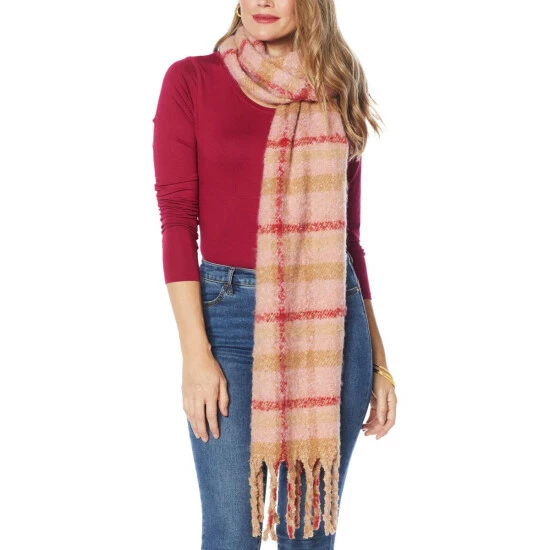 Cheapest 🤩 G By Giuliana Bouclé Plaid Scarf 🤩 6 Cheapest 🤩 G By Giuliana Bouclé Plaid Scarf 🤩 - Image 4