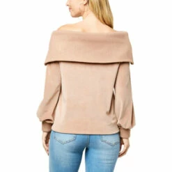 Best Pirce ✔️ "As Is" G By Giuliana Black Label Combo Velour Off-Shoulder Top 🔔 -G by GIULIANA Sales Store unnamed file 3544