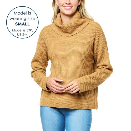 Buy ๐ "As Is" G By Giuliana Waffle Knit Cowl Neck Sweater ๐ 4 Buy ๐ "As Is" G By Giuliana Waffle Knit Cowl Neck Sweater ๐ - Image 2