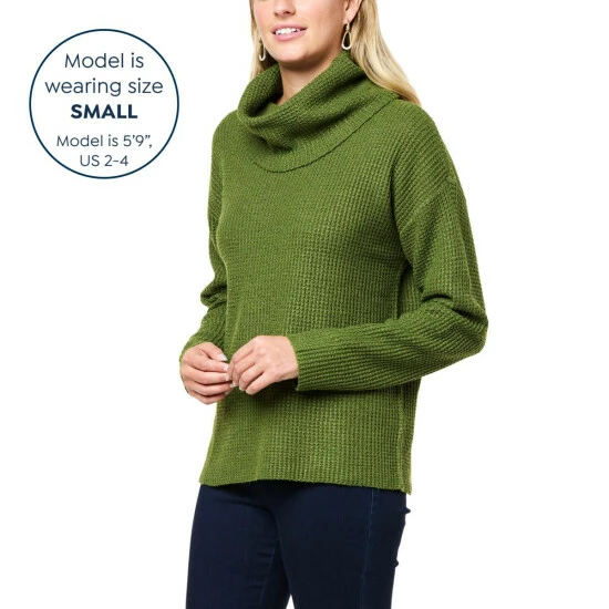 Buy ๐ "As Is" G By Giuliana Waffle Knit Cowl Neck Sweater ๐ 10 Buy ๐ "As Is" G By Giuliana Waffle Knit Cowl Neck Sweater ๐ - Image 8