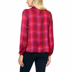 Cheap 🎉 "As Is" G By Giuliana Black Label Plaid Satin Neck-Tie Blouse 🌟 10 Cheap 🎉 "As Is" G By Giuliana Black Label Plaid Satin Neck-Tie Blouse 🌟 -G by GIULIANA Sales Store unnamed file 3604