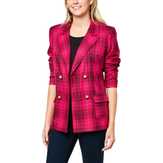 Best deal 🌟 "As Is" G By Giuliana Black Label Papa DePandi Collab Menswear Plaid Blazer 🤩 4 Best deal 🌟 "As Is" G By Giuliana Black Label Papa DePandi Collab Menswear Plaid Blazer 🤩 - Image 2