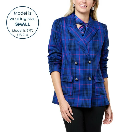 Best deal 🌟 "As Is" G By Giuliana Black Label Papa DePandi Collab Menswear Plaid Blazer 🤩 9 Best deal 🌟 "As Is" G By Giuliana Black Label Papa DePandi Collab Menswear Plaid Blazer 🤩 - Image 7