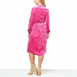 Deals 🌟 "As Is" G By Giuliana Black Label Crushed Velvet Duster 👕 Shirtdress 🤩 -G by GIULIANA Sales Store unnamed file 3635