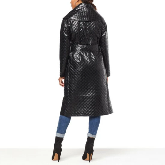 Cheap ๐ "As Is" G By Giuliana Black Label Quilted Faux Leather ๐งฅ Coat ๐ 4 Cheap ๐ "As Is" G By Giuliana Black Label Quilted Faux Leather ๐งฅ Coat ๐ - Image 2