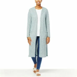 Cheap 😉 "As Is" G By Giuliana Space Dyed Hacci Knit Duster Cardigan 👍 -G by GIULIANA Sales Store unnamed file 3652