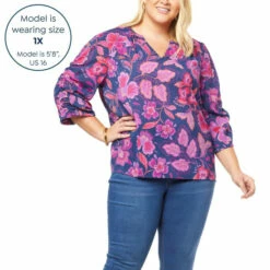 Flash Sale 🧨 "As Is" G By Giuliana Shirred Sleeve Blouse 😀 -G by GIULIANA Sales Store unnamed file 3670