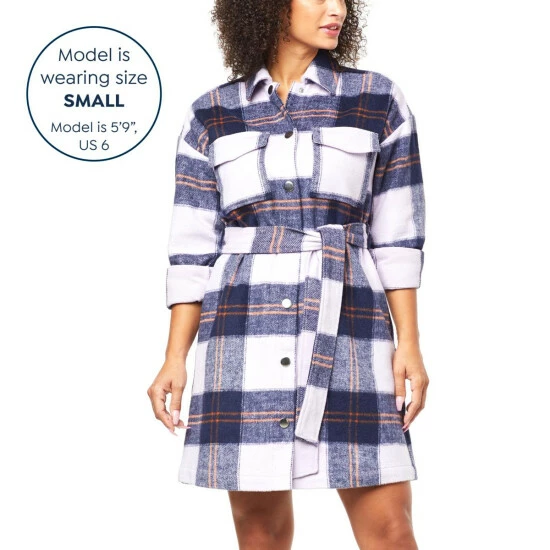 Deals ๐งจ "As Is" G By Giuliana Black Label Brushed Plaid Belted Shacket โ๏ธ 5 Deals ๐งจ "As Is" G By Giuliana Black Label Brushed Plaid Belted Shacket โ๏ธ - Image 3