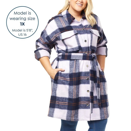 Deals ๐งจ "As Is" G By Giuliana Black Label Brushed Plaid Belted Shacket โ๏ธ 8 Deals ๐งจ "As Is" G By Giuliana Black Label Brushed Plaid Belted Shacket โ๏ธ - Image 6