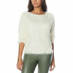 Promo 🌟 G By Giuliana Black Label Feather Top ⌛ -G by GIULIANA Sales Store unnamed file 368