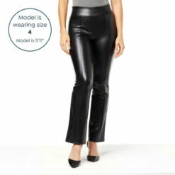 Brand new 🔥 "As Is" G By Giuliana Black Label Faux Leather Pull-On Flare Pant 🥰 9 Brand new 🔥 "As Is" G By Giuliana Black Label Faux Leather Pull-On Flare Pant 🥰 -G by GIULIANA Sales Store unnamed file 3688