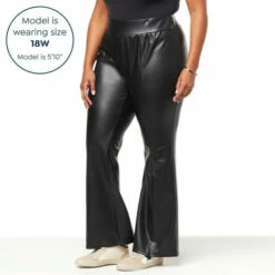 Brand new 🔥 "As Is" G By Giuliana Black Label Faux Leather Pull-On Flare Pant 🥰 10 Brand new 🔥 "As Is" G By Giuliana Black Label Faux Leather Pull-On Flare Pant 🥰 -G by GIULIANA Sales Store unnamed file 3689