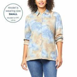 Flash Sale 😉 "As Is" G By Giuliana Black Label Knit Tie Dye Buttoned 👚 Shirt 😉 9 Flash Sale 😉 "As Is" G By Giuliana Black Label Knit Tie Dye Buttoned 👚 Shirt 😉 -G by GIULIANA Sales Store unnamed file 3699