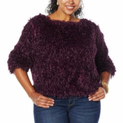 Promo 🌟 G By Giuliana Black Label Feather Top ⌛ -G by GIULIANA Sales Store unnamed file 371