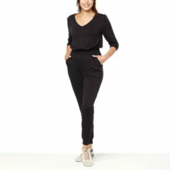 Brand new ๐ "As Is" G By Giuliana SoSoft Knit Long-Sleeve Jogger Jumpsuit ๐ฏ