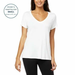 Budget 🧨 "As Is" G By Giuliana 2-pack EcoLuxe Perfect V-Neck Tees 💯 -G by GIULIANA Sales Store unnamed file 3747