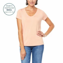Budget 🧨 "As Is" G By Giuliana 2-pack EcoLuxe Perfect V-Neck Tees 💯 -G by GIULIANA Sales Store unnamed file 3751