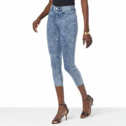 Deals 😍 "As Is" G By Giuliana G-Soft Faux Fly Crop Jegging 🔔