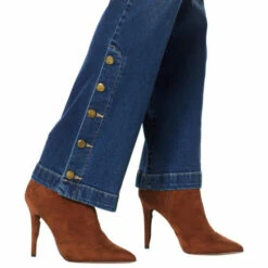 Best Sale 😍 "As Is" G By Giuliana Buttoned-Leg Flare Jean 🎉 -G by GIULIANA Sales Store unnamed file 3818
