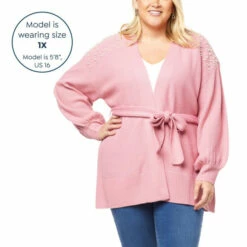 Budget ⌛ "As Is" G By Giuliana Black Label Embellished Belted Cardigan 💯 -G by GIULIANA Sales Store unnamed file 3847