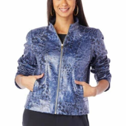 New 👍 "As Is" G By Giuliana Black Label Faux Snakeskin Jacket 🔥 -G by GIULIANA Sales Store unnamed file 3854