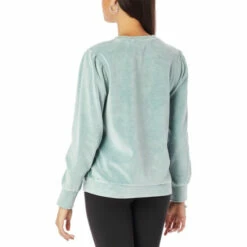 Deals 🔥 "As Is" G By Giuliana LounGy Snow Wash Velvet Sweatshirt 🧨 -G by GIULIANA Sales Store unnamed file 3859