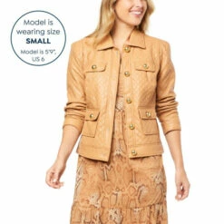 Outlet 😉 "As Is" G By Giuliana Black Label Quilted Faux Leather Jacket 🧨 -G by GIULIANA Sales Store unnamed file 3866