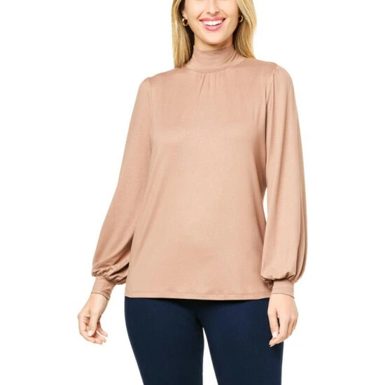 Hot Sale ๐ G By Giuliana Dream Knit Foil Print Mock-Neck Top Midnight ๐ 12 Hot Sale ๐ G By Giuliana Dream Knit Foil Print Mock-Neck Top Midnight ๐ - Image 10