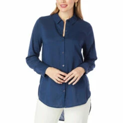 New 🌟 "As Is" G By Giuliana Hi-Low Hem Button Front 👚 Shirt 🤩 -G by GIULIANA Sales Store unnamed file 3903