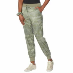 Flash Sale 🛒 "As Is" G By Giuliana LounGy Tech Knit Jogger Pant With Hair Scrunchy 🧨
