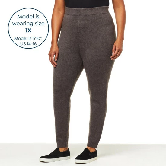 Cheapest 🤩 G By Giuliana Sweater Knit Pull-On Legging Black 🛒 5 Cheapest 🤩 G By Giuliana Sweater Knit Pull-On Legging Black 🛒 - Image 3