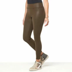 Best deal 🌟 G By Giuliana Fleece-Backed Pebble Faux Leather Legging Turkish Coffee 👏 -G by GIULIANA Sales Store unnamed file 466