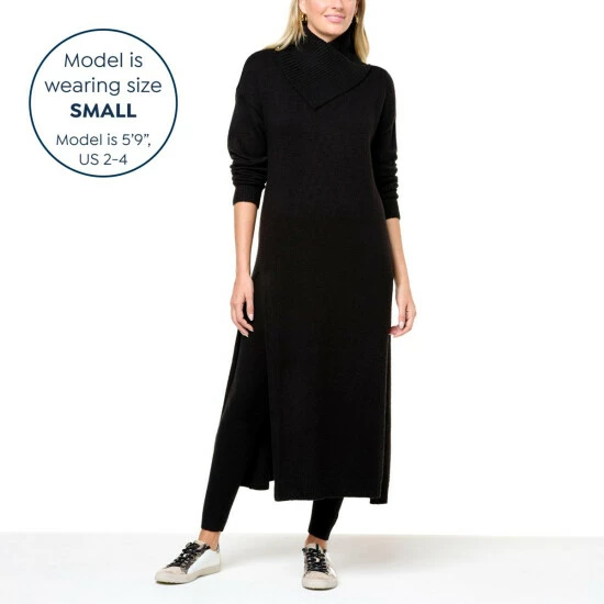 Best deal ๐ G By Giuliana Black Label Front Slit Turtleneck Maxi Sweater โจ 6 Best deal ๐ G By Giuliana Black Label Front Slit Turtleneck Maxi Sweater โจ - Image 4