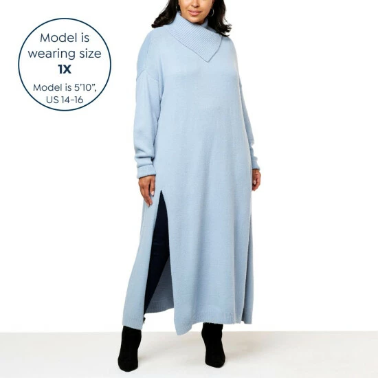 Best deal ๐ G By Giuliana Black Label Front Slit Turtleneck Maxi Sweater โจ 7 Best deal ๐ G By Giuliana Black Label Front Slit Turtleneck Maxi Sweater โจ - Image 5