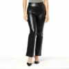 Flash Sale 👍 G By Giuliana Black Label Faux Leather Pull-On Flare Pant 🛒 -G by GIULIANA Sales Store unnamed file 554