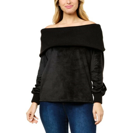 Deals ๐ฅ G By Giuliana Black Label Combo Velour Off-Shoulder Top โ๏ธ 9 Deals ๐ฅ G By Giuliana Black Label Combo Velour Off-Shoulder Top โ๏ธ - Image 7