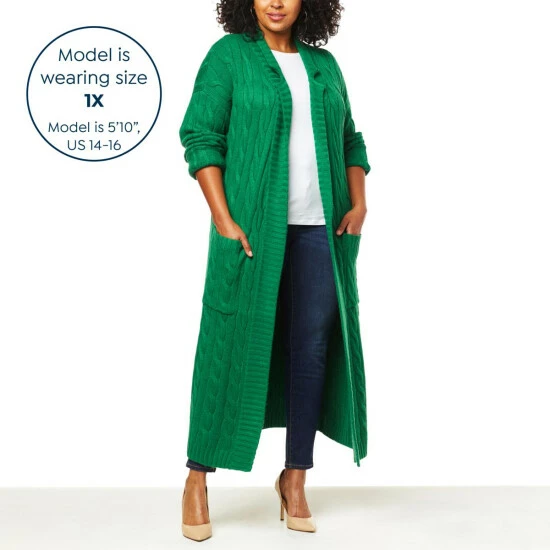 Buy 🥰 G By Giuliana Black Label Cable Knit Belted 🧥 Coatigan Light Emerald ✔️ 13 Buy 🥰 G By Giuliana Black Label Cable Knit Belted 🧥 Coatigan Light Emerald ✔️ - Image 11