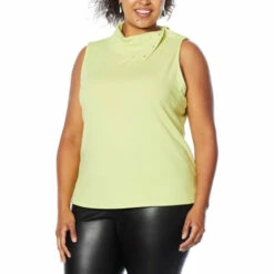 Deals 🎉 G By Giuliana Convertible Turtleneck Sleeveless Top Ivory 🧨 -G by GIULIANA Sales Store unnamed file 621